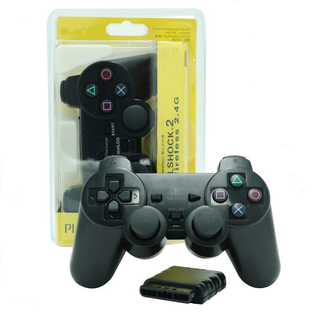Беспроводной PS2 контроллер 2 4G геймпад для PlayStation Dualshock игровой джойстик |