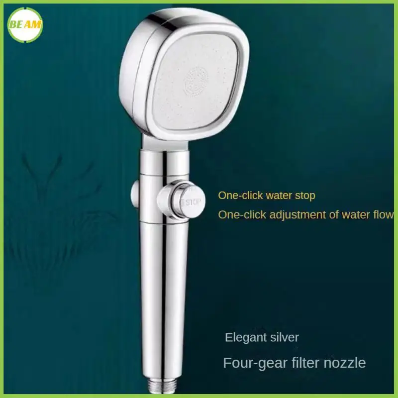 

Strong Water Show Stopcock Five-speed Pressurized Spray Filter Nozzle Shower Shower Head Regulable Multi-gear Adjustment Square