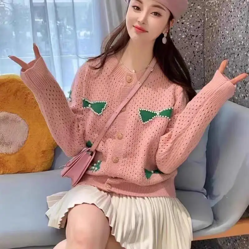 

Cardigan Korea Style Sweater Korean Autumn and Winter Fashion Long-Sleeve Cardigan Sweater Coat Cardigan Femme Sweter Traf