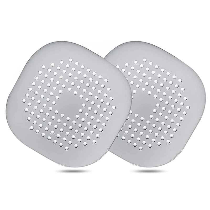 

Устройство для наращивания волос, квадратная дренажная крышка, подходит для душа, силиконовые заглушки для волос, с присоской, 2 шт.