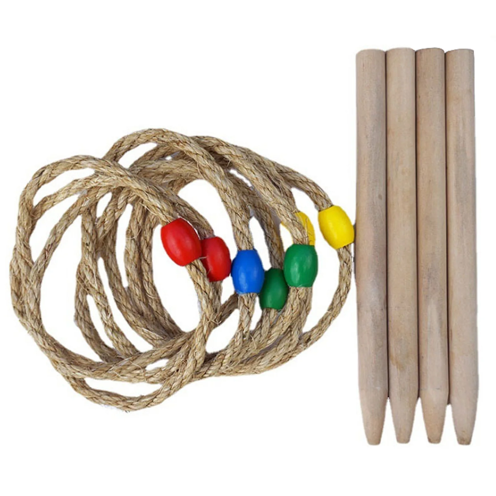 

Игра кольцо бросок для детей с 8 кольцами 4 деревянные палочки легко настроить игры для кемпинга карнавал игры на открытом воздухе комбиниро...