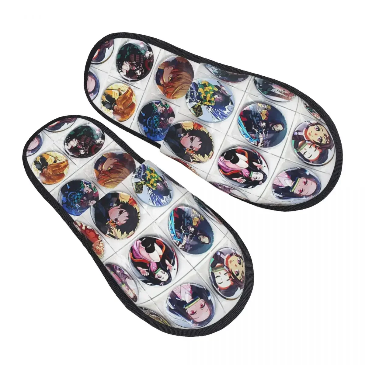 Тапочки Kimetsu No Yaiba для мужчин и женщин пушистые тапочки рассекающие демонов