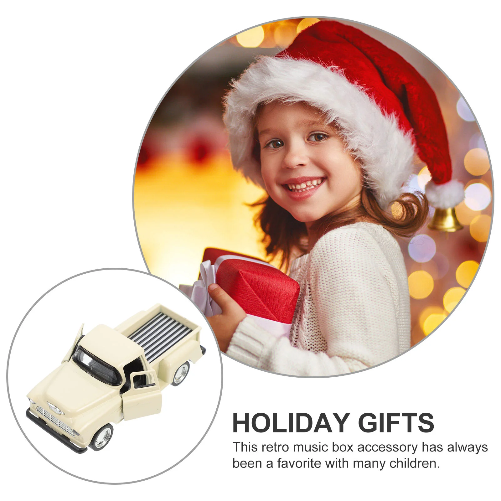 Pickup Truck Model Car Vehicle Miniature Toys Kid Dirt Bike Road Ornaments Small images - 6