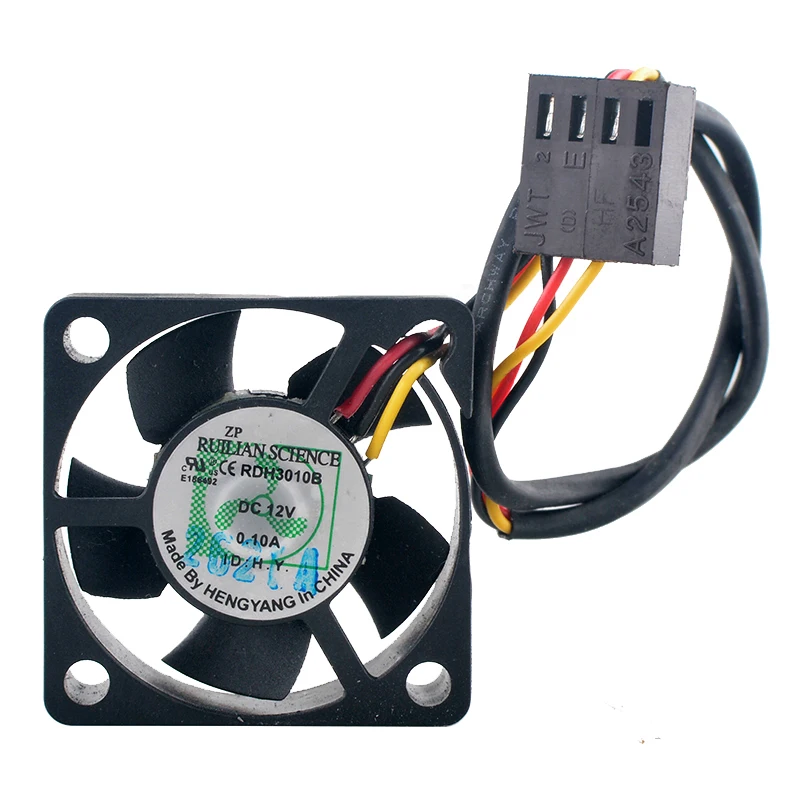 Фото RDH3010B 3 см 30 мм вентилятор 30x30x10 мм DC12V 0,10A двойной шарикоподшипник тихий охлаждающий вентилятор для материнской платы CPU №2
