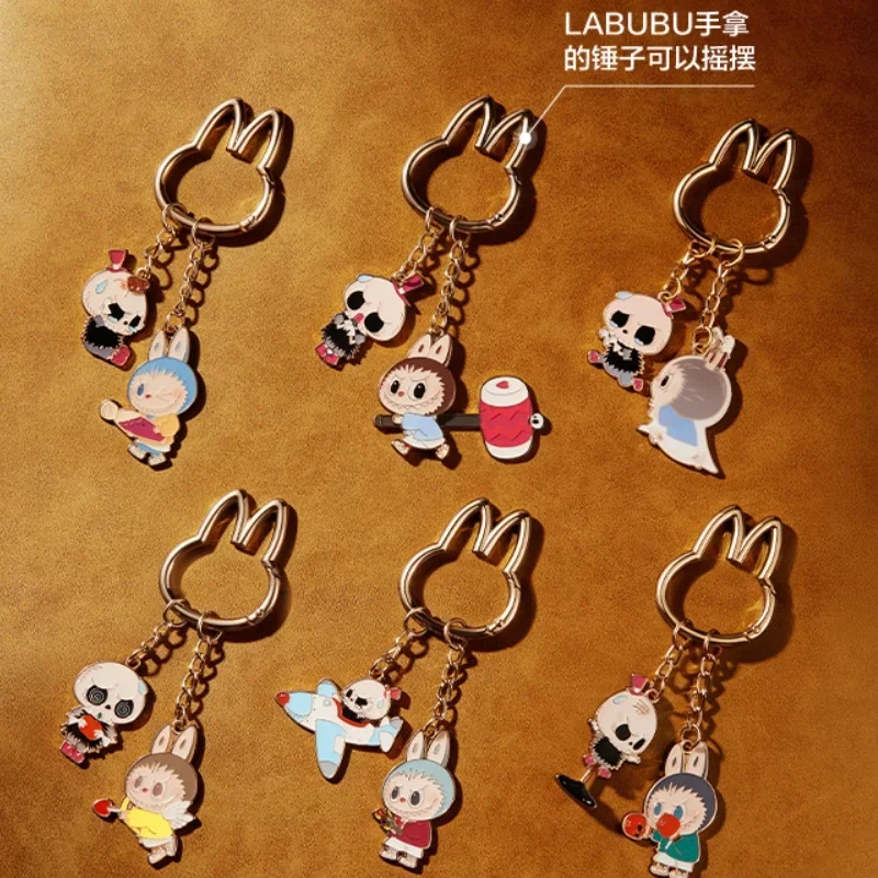 Подлинная Женская Серия Labubu монстры Catch Me милая сумка подвеска брелок загадочная