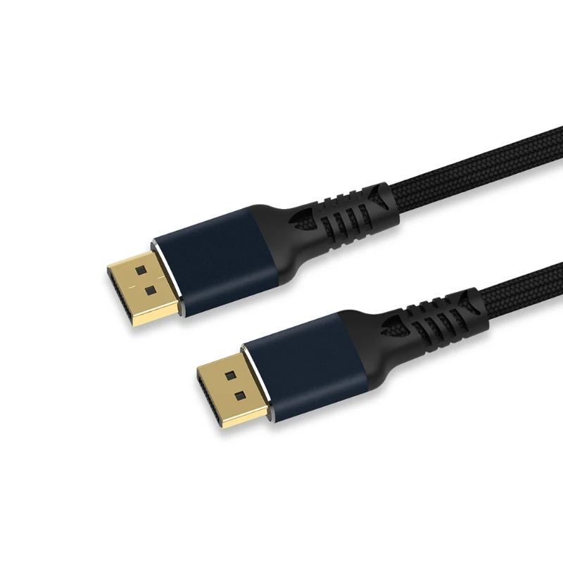 

High Efficiency DisplayPort 2.0 Cord 1/2/3meters 16K 60Hz 80Gbps Connector Cable Computer Interconnects