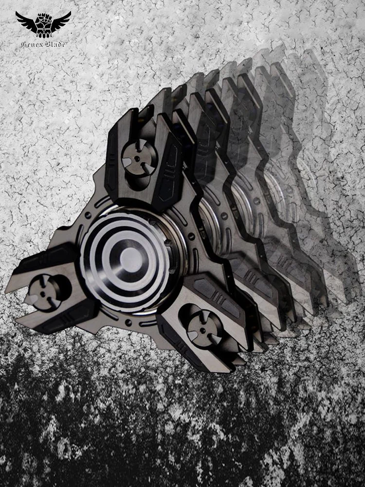 

GENEX second spin 2.0 fingertip finger ring gyro adult magic decompression creative bearing toy EDC play weapon