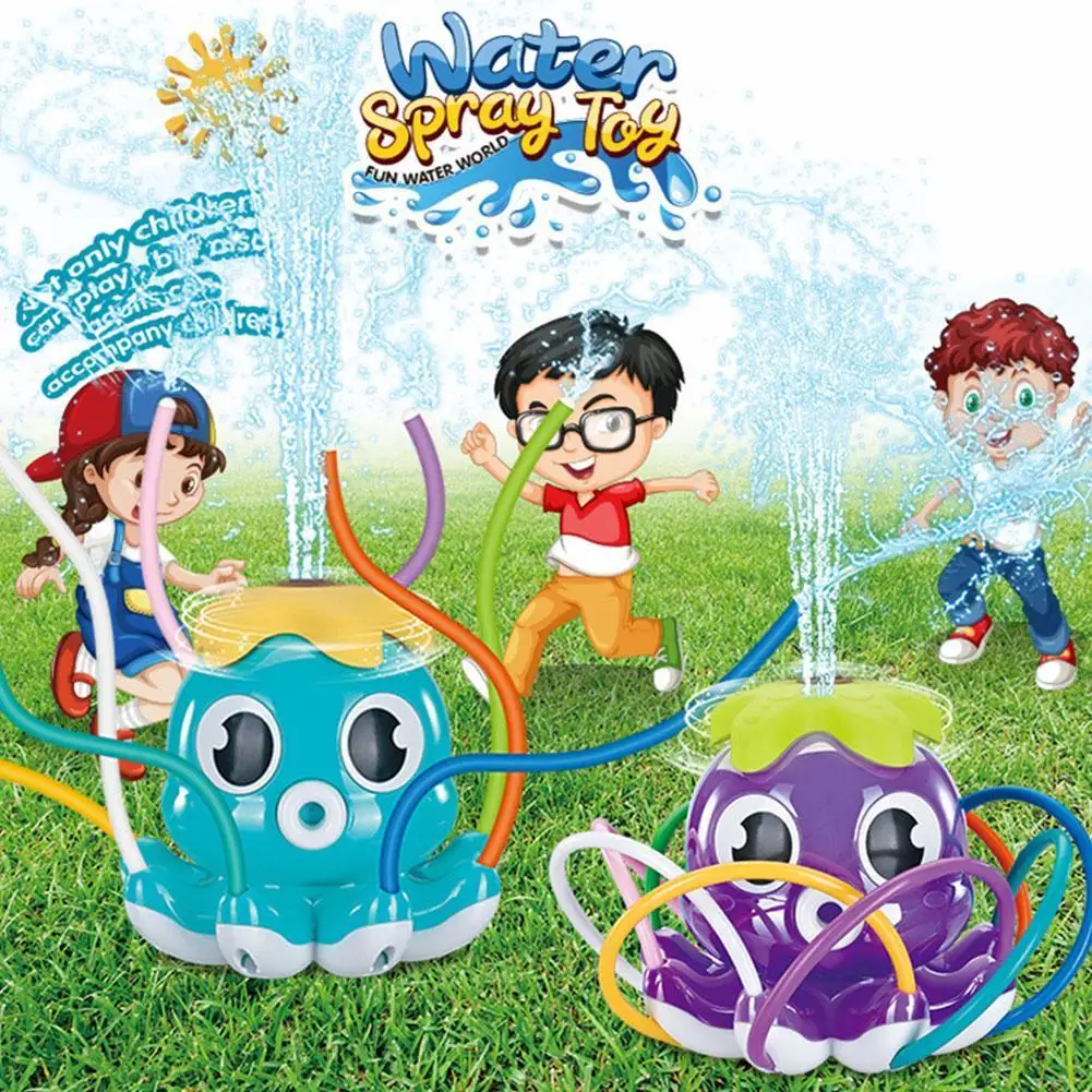 

Water Sprinkler For Kids Water Toys Sprinkler Octopus Model Lawn Sprinkler Funny Summer Swimming Toys For Kids Toys For Bathroom
