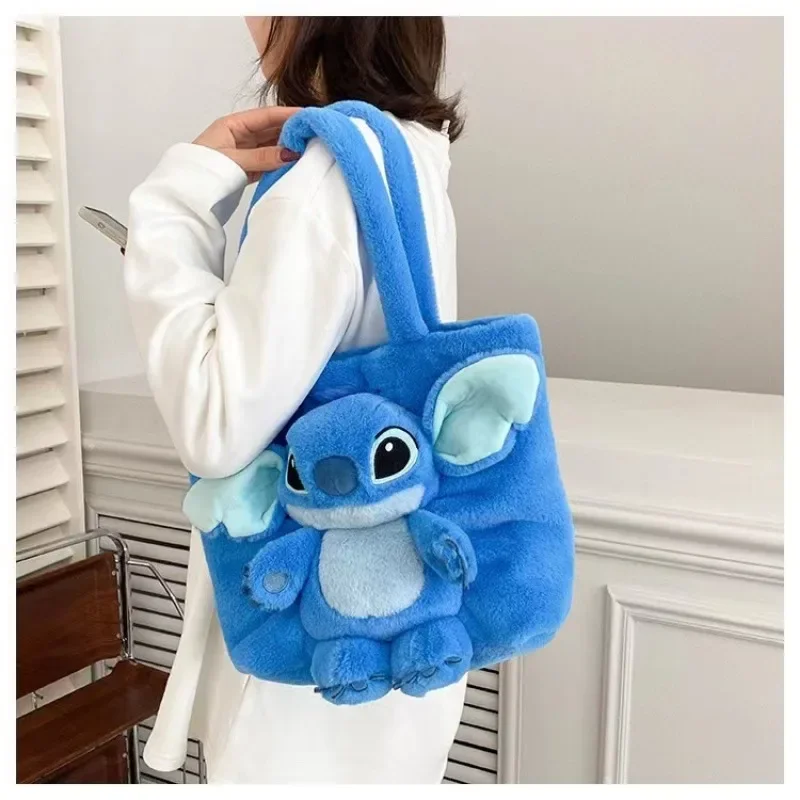 MINISO Disney 2024 новая мультяшная Плюшевая Кукла сумка через плечо Милая и милая стежка