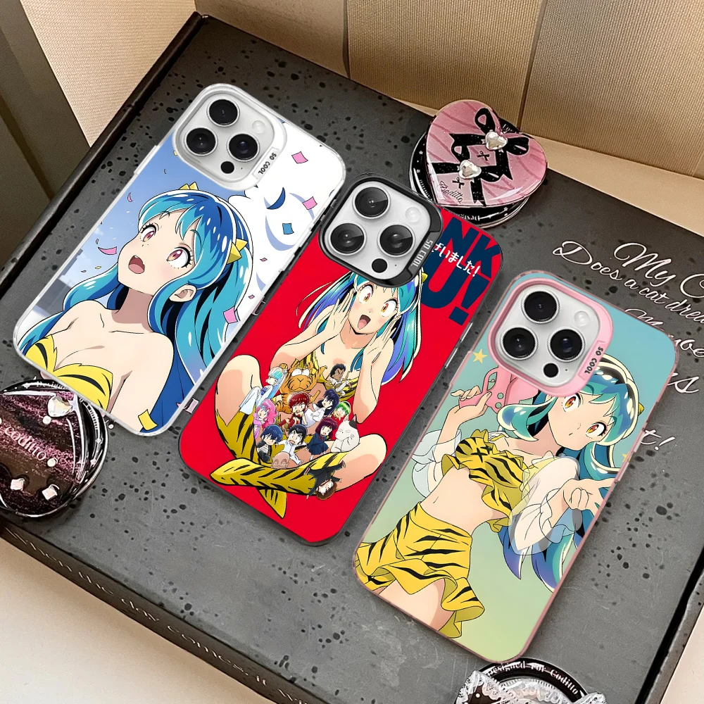 Чехол для телефона Urusei Yatsura с аниме iPhone 16 15 14 13 12 11 Pro Max X XR XSMAX 8 7 Plus матовая