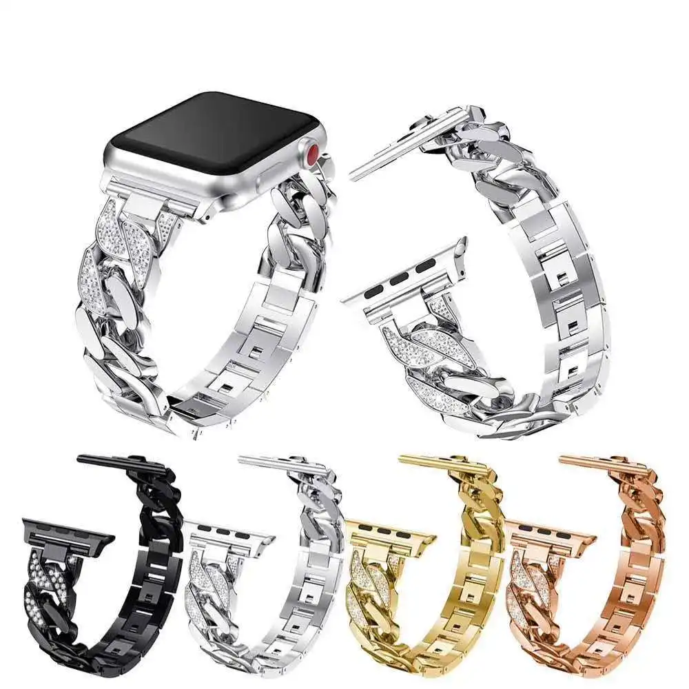 

Ремешок для IWatch Series, регулируемый металлический спортивный браслет для смарт-часов Iwatch 1 2 3 4 5 6 SE, 38 мм 40 мм 41 мм 42 мм