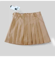 a line pleated skirt women show thin hot girl short skirt pure desire style suit material high waist skirt spring and summer