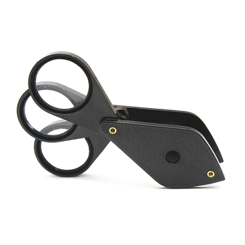 

KX4B 4x 8x 12x Magnifying Glass Foldable for Reading Jewelry Coin Magnifying Lens