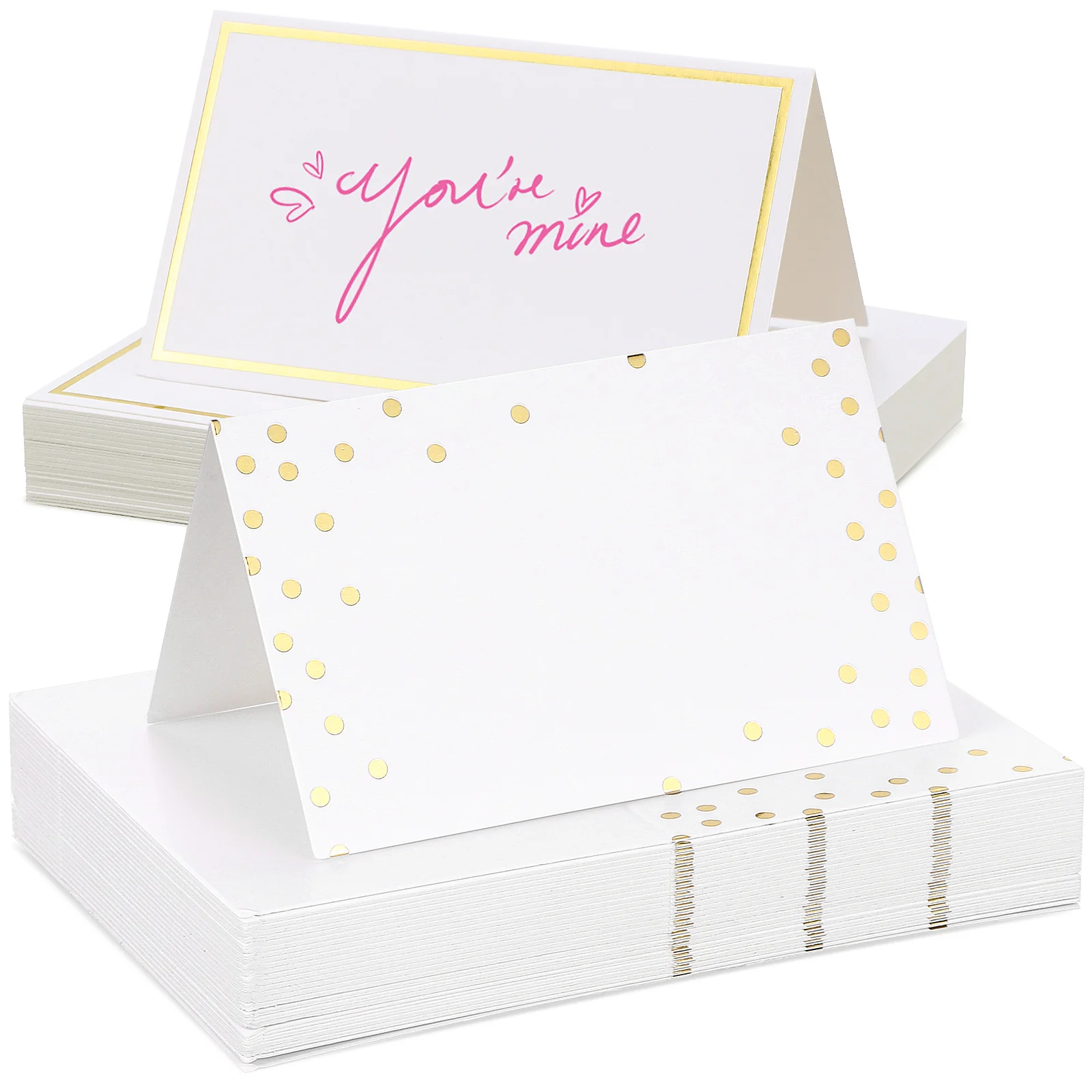 

100 Pcs Thanksgiving Table Place Cards Birthday Wedding Guest Name Buffet Setting Right Angle