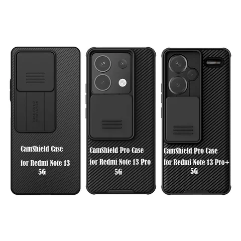 Чехол NILLKIN для Xiaomi Redmi Note 13 Pro 5G CamShield Pro Slide Camera Protect Privacy Cover для Redmi Note 13/13 Pro+ Plus 5G
