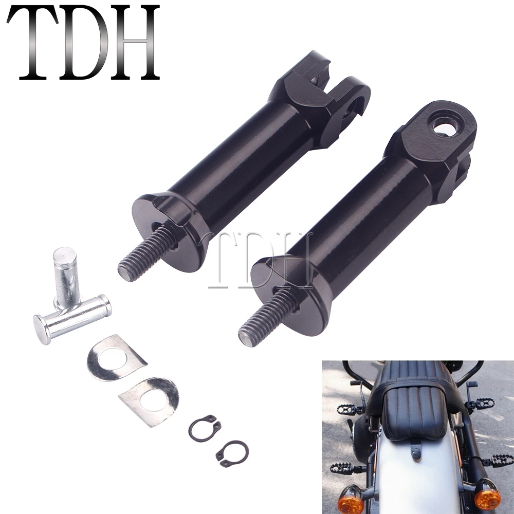 Подножка для мотоцикла пассажира подножки кронштейн Harley Softail Dyna FLDE FLFB FLHC FLSB FLSL FXBB