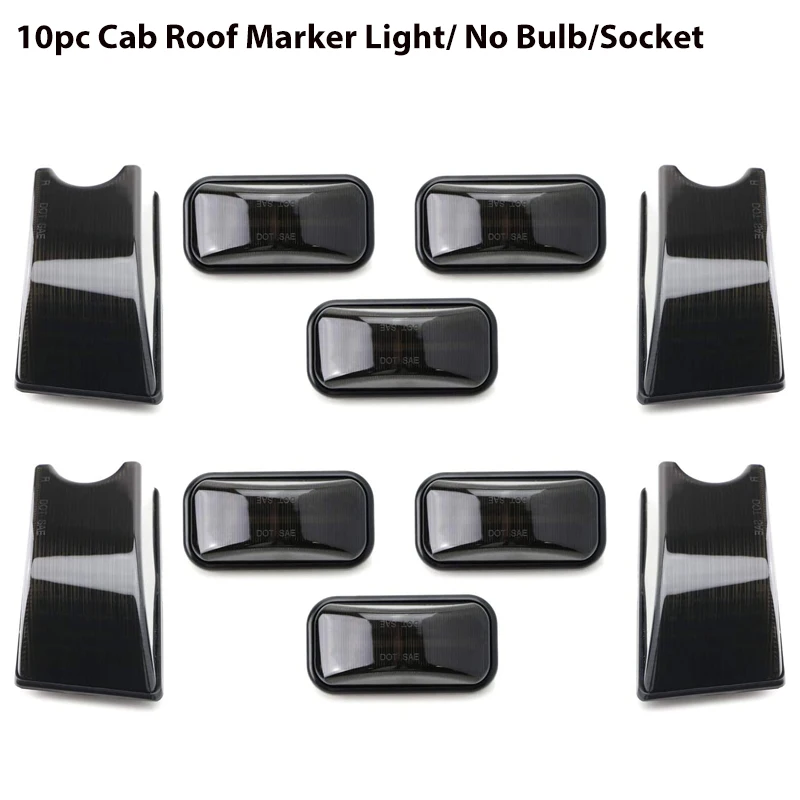 

Корпуса габаритного фонаря на крыше автомобиля iJDM, совместимые с Hummer H2 SUV/SUT 2003-2009 годов, замена OEM янтарных/красных ламп