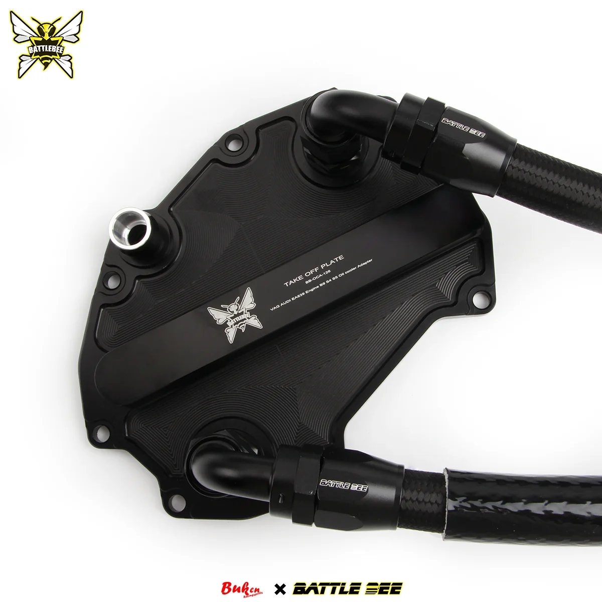 Адаптер масляного радиатора двигателя Battlebee для B9 S4 S5 RS4 RS5 EA839 2.9T 3.0T_ модель взлема