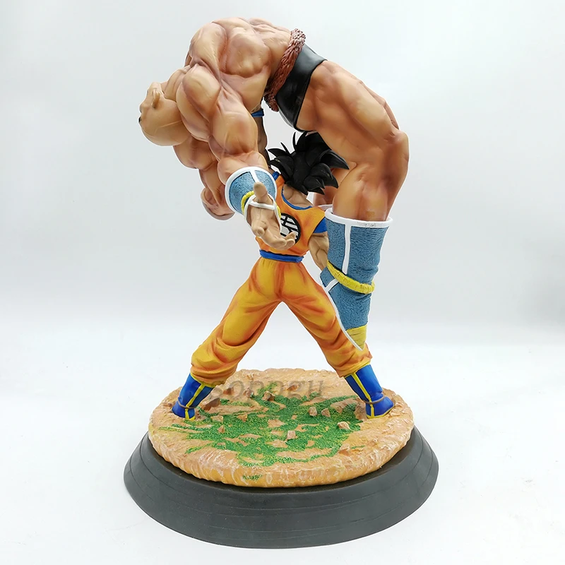 Дешево Фигурка из аниме «Драконий жемчуг», Сон Гоку против наппа, сцена битвы, настольное украшение, фигурка из ПВХ, Коллекционная модель, игрушки, ...