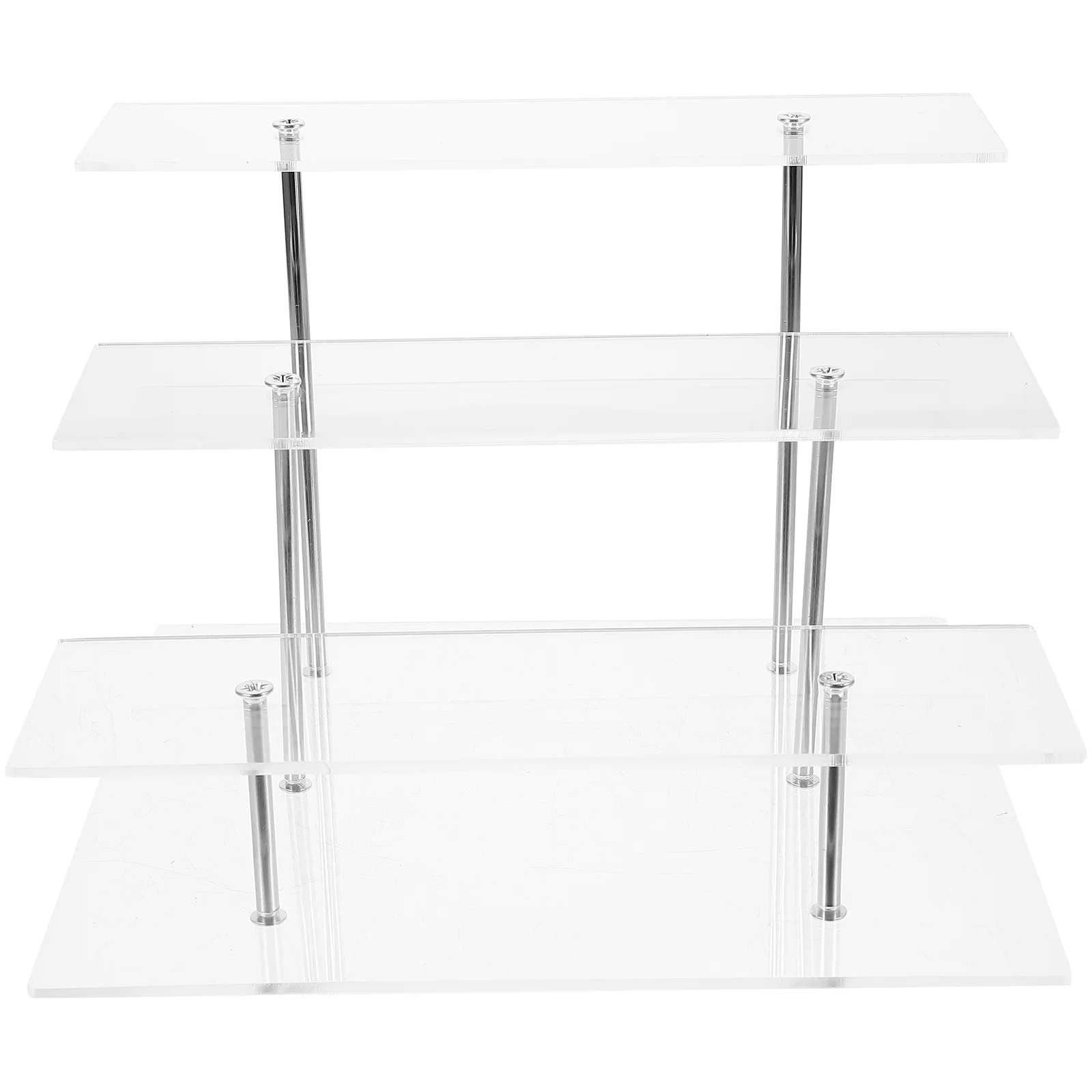 

Display Stand Rack Acrylic Collection Organizer Shelf Figures Model Storage Holder Toy Stair Crafts Vanity Riser Tier Tiered