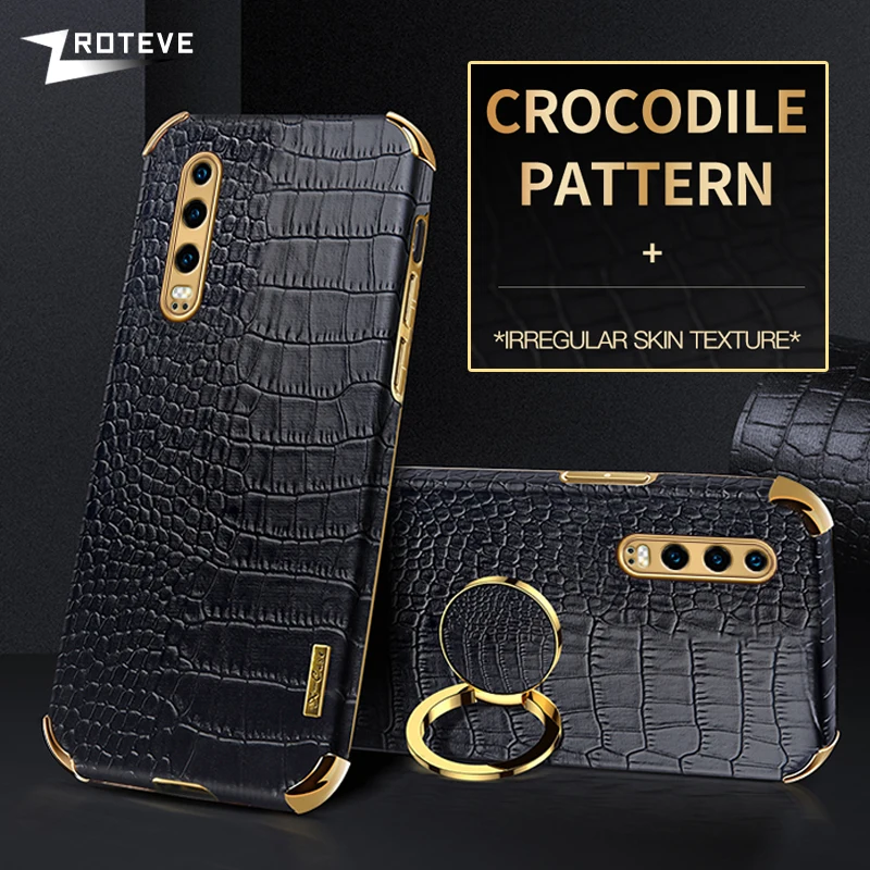P30 Case Zroteve Crocodile Pattern Leather Cover For Huawei Lite P20 P40 Pro Plus 5G P30Pro P30Lite Shockproof Phone Cases |