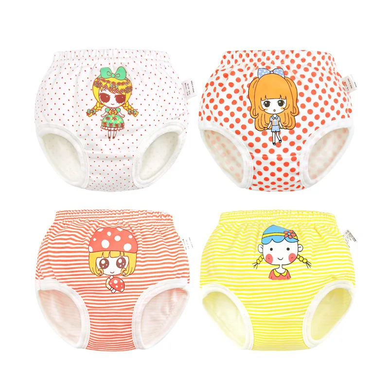 3 Piece/Lot Baby Soft Cotton Panties Girl Briefs Female For Children Underwear Lovely Underpants Infant Cute Cat Kids shorts CN