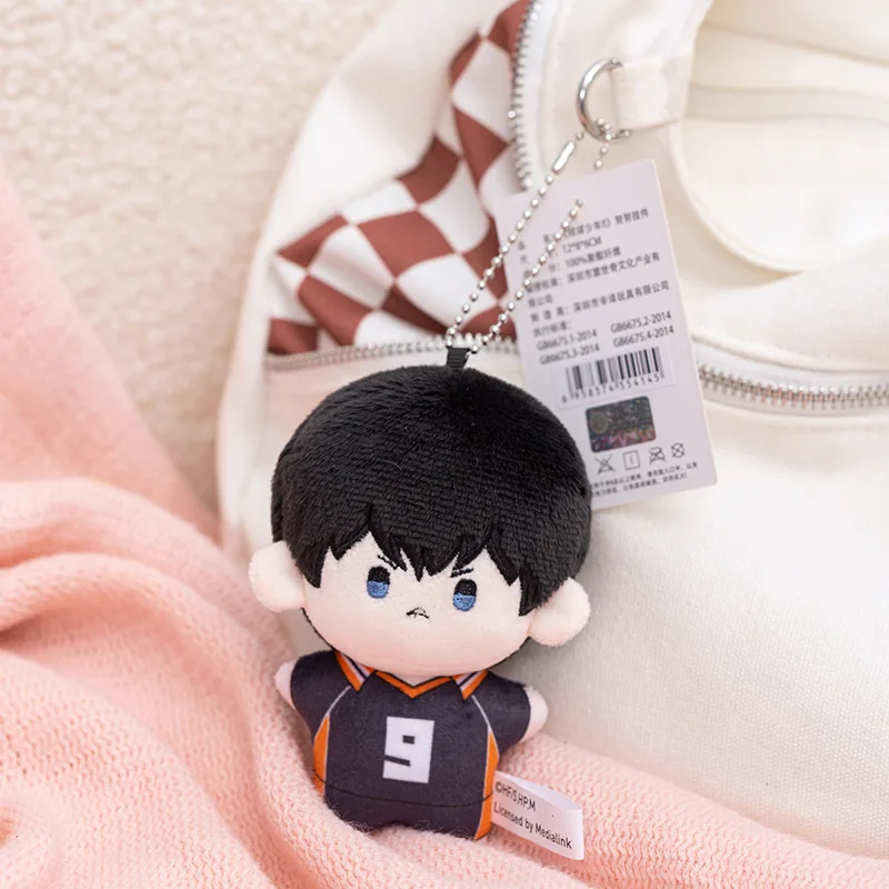 Плюшевый брелок-подвеска Haikyuu 10 см: аниме-персонажи Хината Шойо, Тобио Кагеяма, Тадаши Ямагучи. Милые плюшевые куклы-брелоки для сумок, подарок. (art.: 3920d96d0341e) - 3920d96d0341e