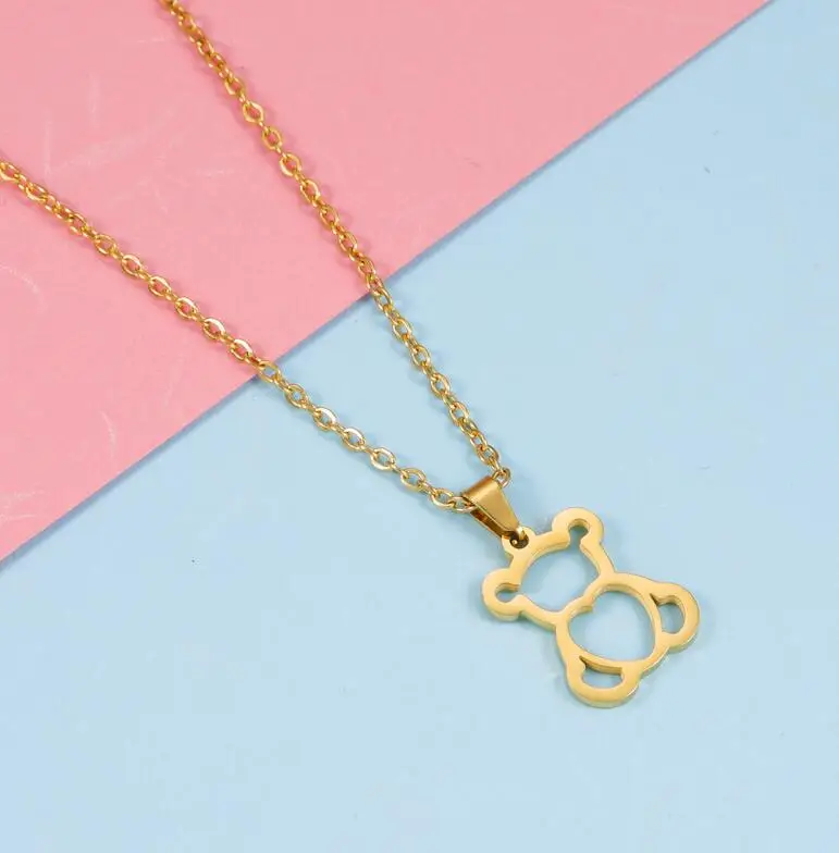 10 шт./партия Женская цепочка из нержавеющей стали |