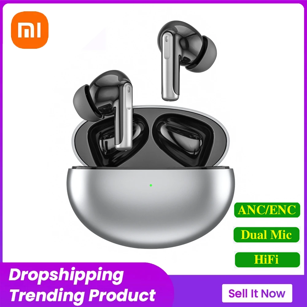 

Беспроводные наушники Xiaomi Buds 3 Pro Fone, Bluetooth, Hi-Fi стерео наушники-вкладыши, шумоподавление, аудиогарнитура с микрофоном