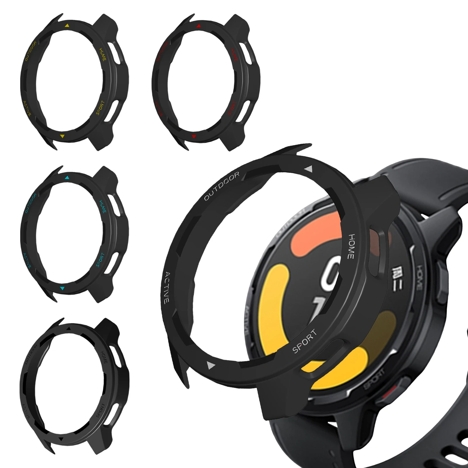 

Case For Xiao-mi Mi Watch Color 2 Shockproof Case Cover Ultra-slim Hard PC Protector For Miwatch Color2 Shell Frame Accessories