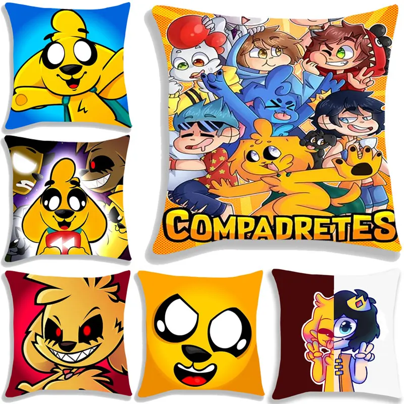 

Funny Mikecrack Print Pillow Case Cute Cushion Covers Cartoon Pillowcases Home Decorative Pillow Cover for Sofa Chair Bed Car