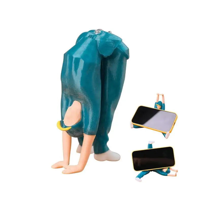 Пластиковая подставка для телефона с веселым рисунком настольное украшение