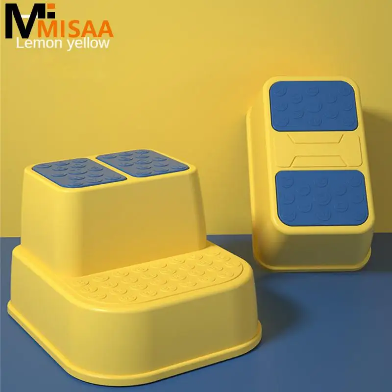 

Baby Footstool Single/double Layer Children Simple Multi-functional Wash Hands Steps Household Tools Ottoman Pp Household