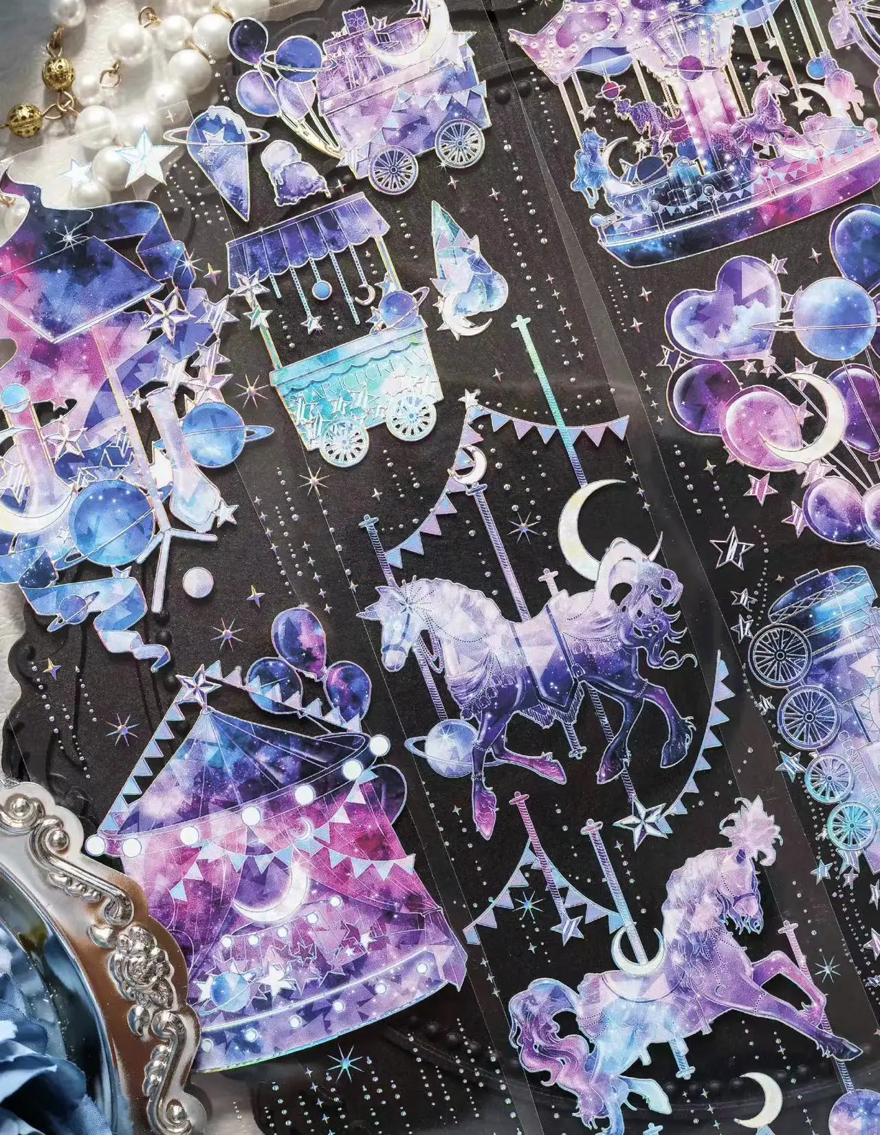 

Сказочная звезда река рай блестящая васи лента для домашних животных планировщик Сделай Сам изготовление карт Скрапбукинг план декоративные наклейки