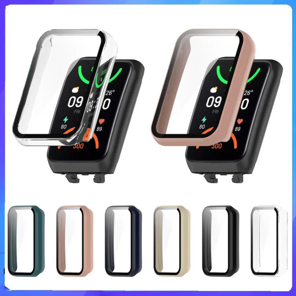 

Для OPPO Band2 PC чехол с закаленным стеклом, защита экрана, полная защита, задняя крышка для OPPO Band2