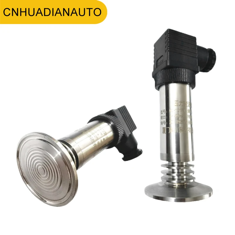 

Clamp Type 50.5 Quick Install flush sanitary pressure sensor 10bar 420ma Hygienic pressure transducer with flat diaphragm 200C