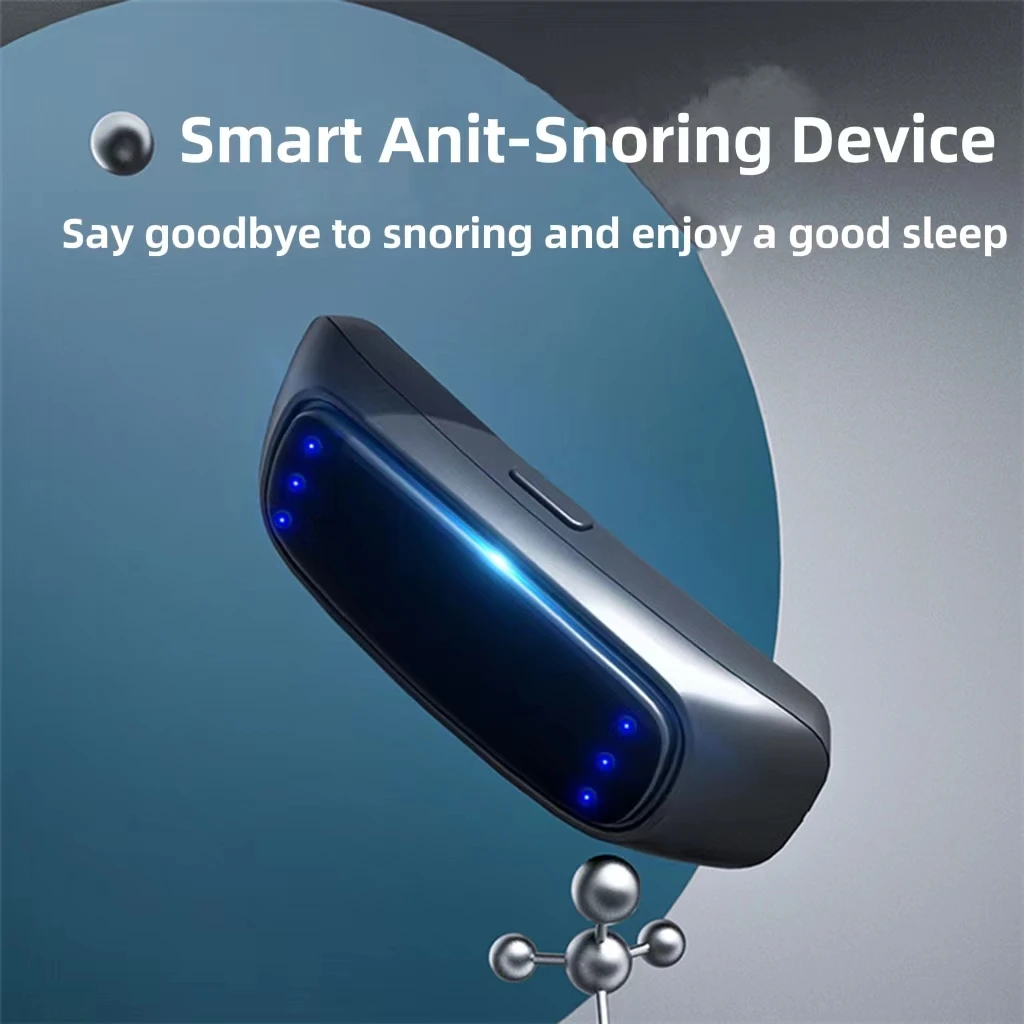 Samrt Dispositivo de ronquidos de pulso de garganta, aparato de sueño eléctrico, aparato de corrección de ronquidos, tecnología de pulso de nueva generación