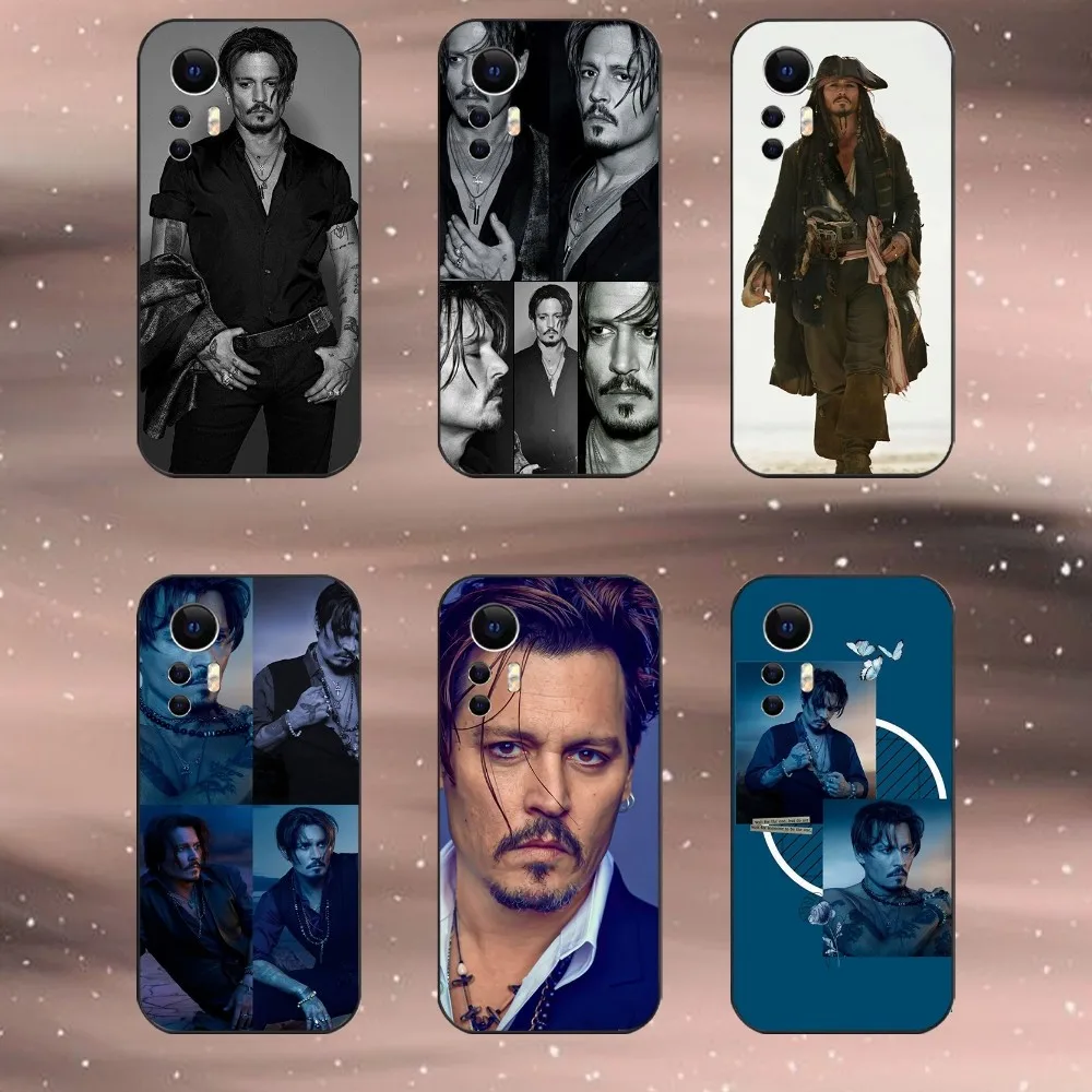 Чехол для телефона Johnny Depp Xiaomi 11 Redmi Note 5G 8T 9A 9 10T 8 Pro 12SU Ltra черный чехол