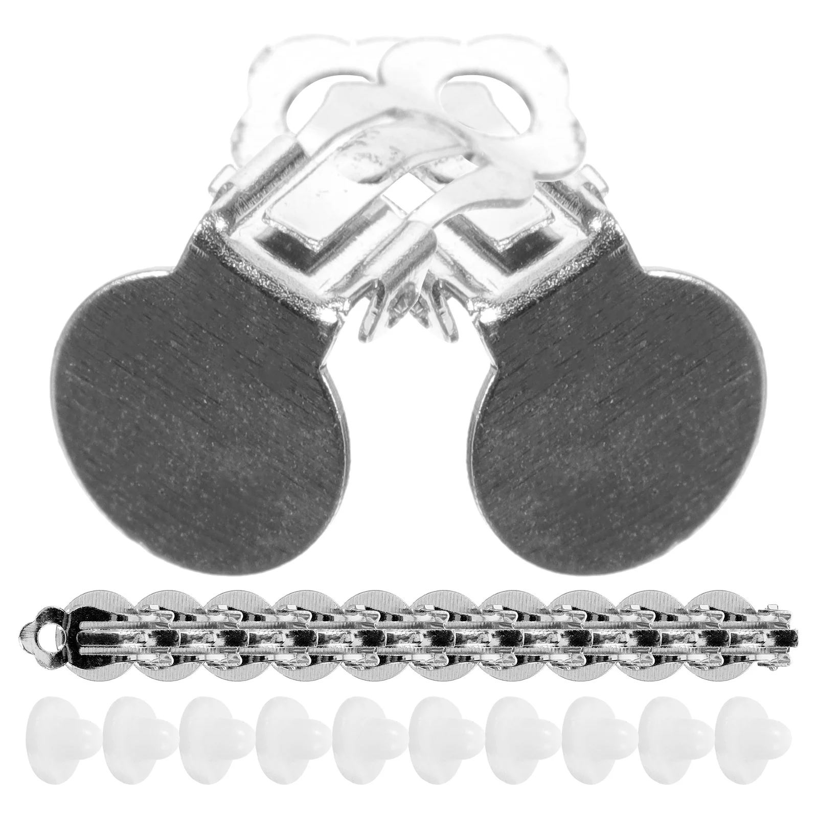 

100 Sets Pierced To Clip Earring Converter Gold Ear Rings DIY Materials For Ornaments Parts Jewelry Making Chic Backs