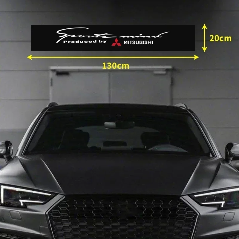 1 шт. наклейка на переднее и заднее окно автомобиля для Mitsubishi Ralliart Outlander Pajero Lancer ASX