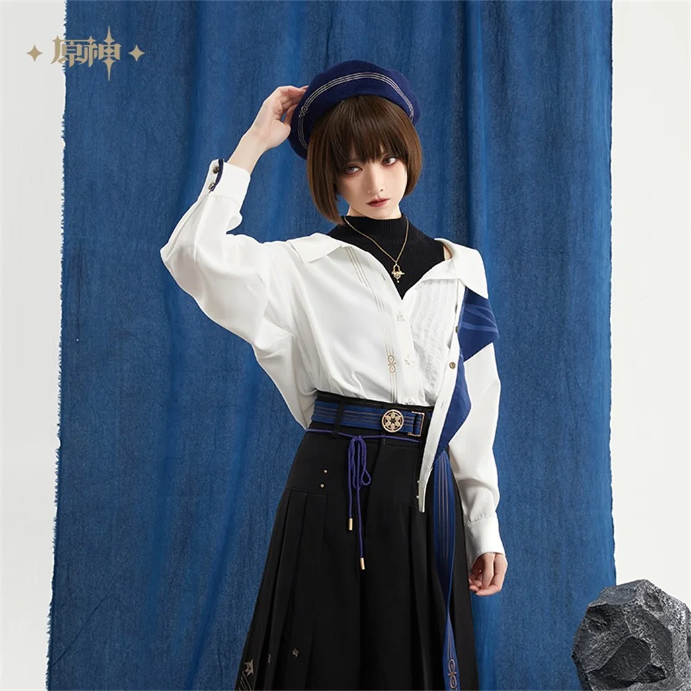 Cosmile miHoYo аниме Genshin Impact Kunikuzushi рубашка для путешествий Трикотажный костюм женский