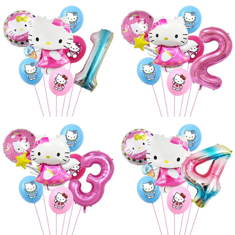 7 шт. детский надувной набор Глобо |