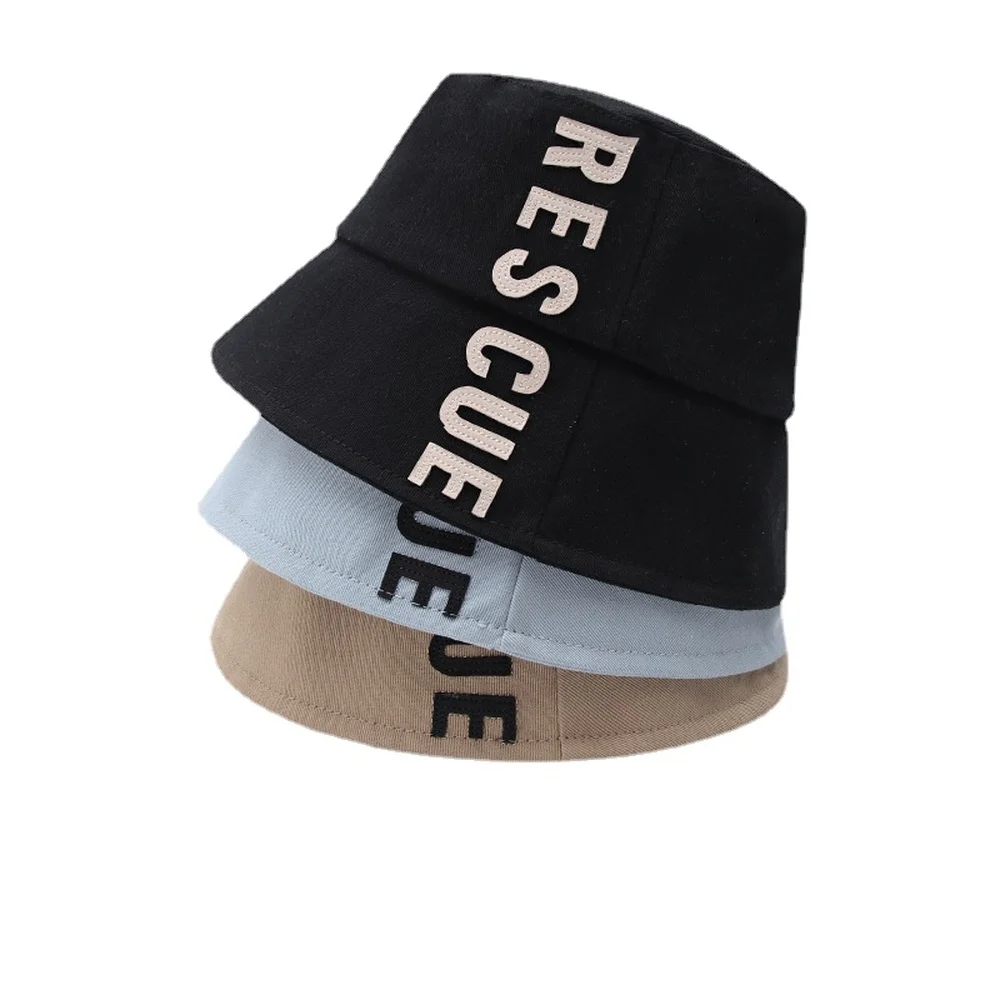 

Letter Embroidered Fisherman Hat Men Women Spring Summer Sunshade Small Brim Designer Bucket Hat Online Celebrity Panama Hat