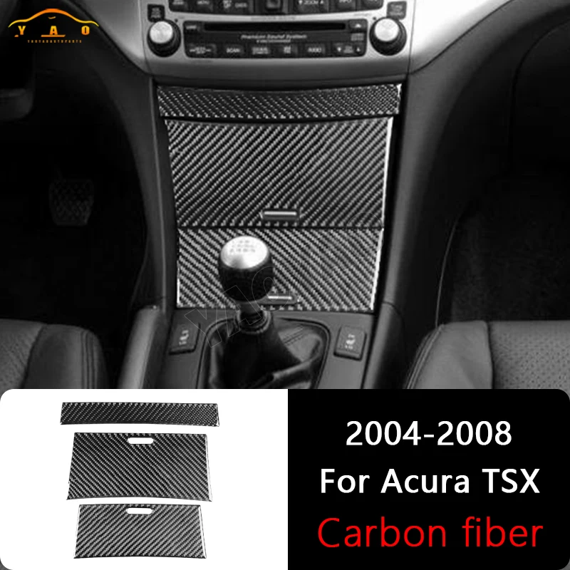 Фото Автомобильная наклейка для Acura TSX 2004 2005 2006 2007 2008, ящик для хранения центральной консоли автомобиля, накладка на прикуриватель, автомобильные аксессуары №1