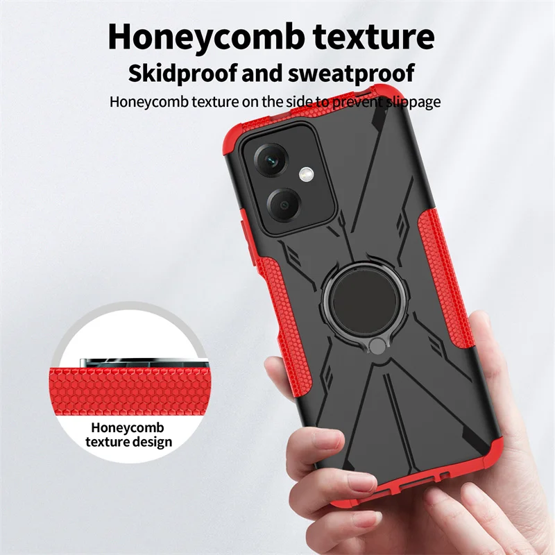 For Poco X5 5G Case For Xiaomi Poco X5 Cover Funda Shell Ring Armor Shockproof Protective Phone Bumper For Poco X5