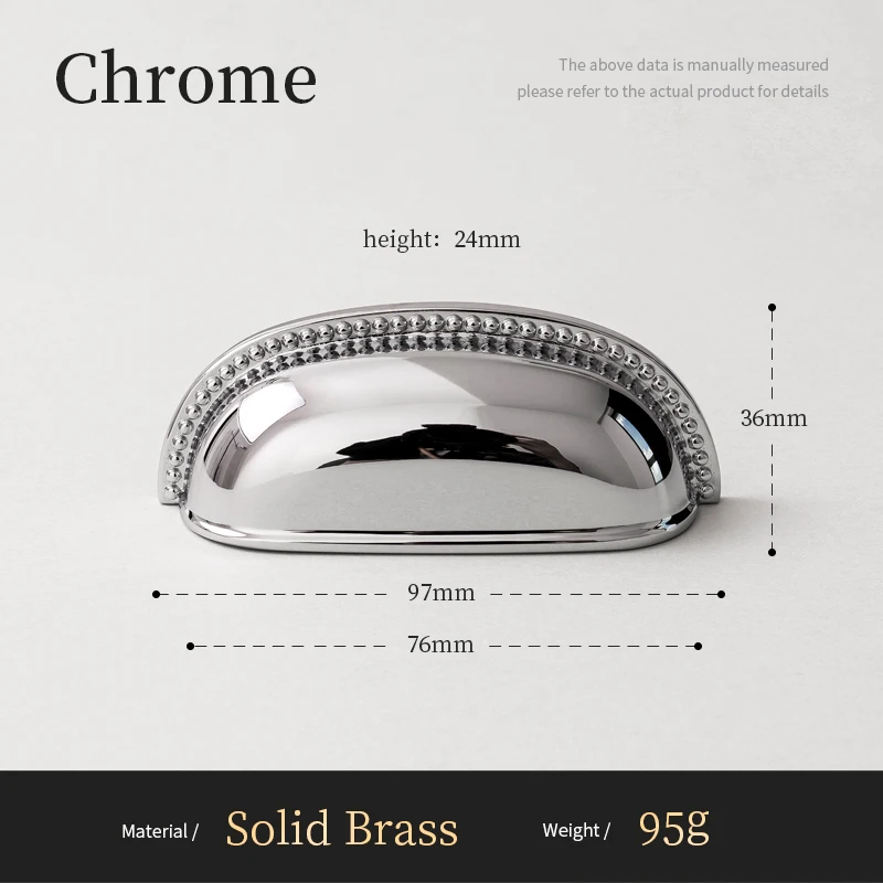 Сантая хромированные латунные ручки для шкафов