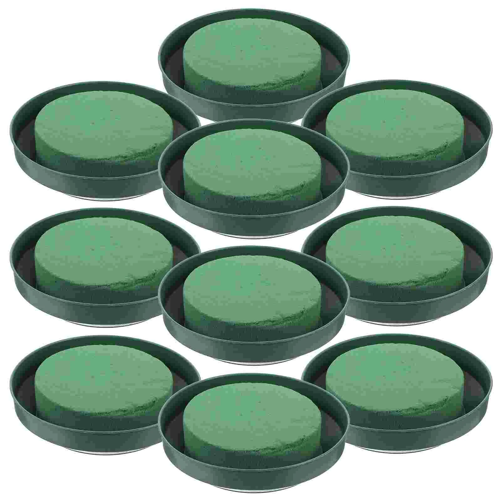 

Foam Flower Floral Round Mud Wet Bricks Block Arrangements Artificial Sponge Flowers Bowl Arrangement Blocks Green Dry Fresh