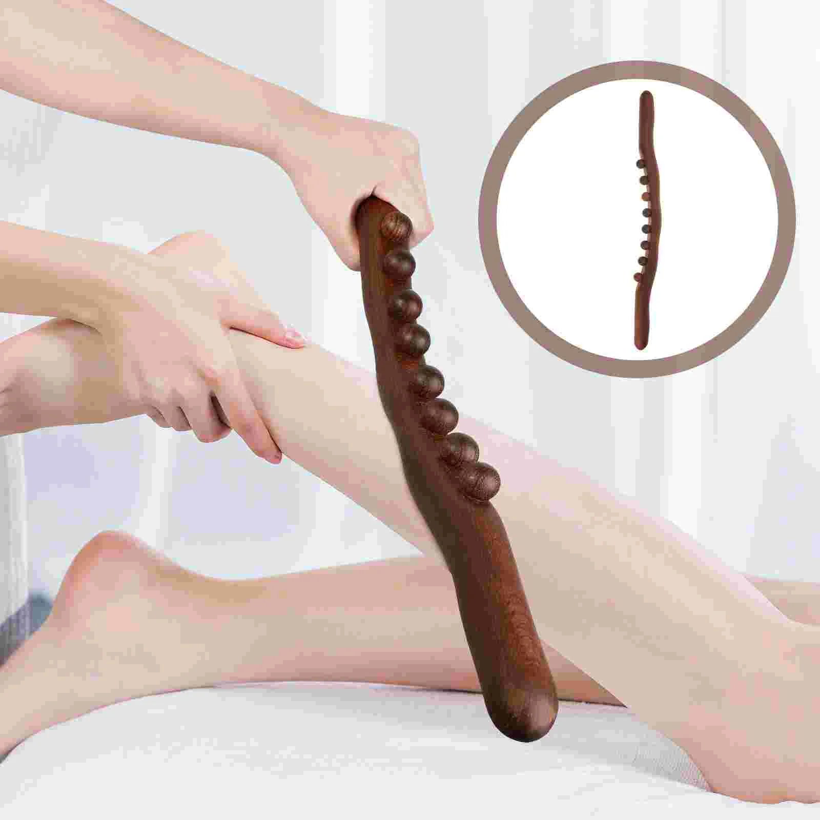 

Вращающаяся палочка, деревянный массажный инструмент для салона красоты, деревянный стержень для соскабливания кожи головы, портативный ручной ролик