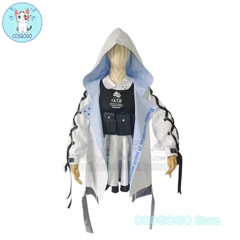 Синий архив Хакари Ацуко карнавальный костюм наряды на Хэллоуин женская и