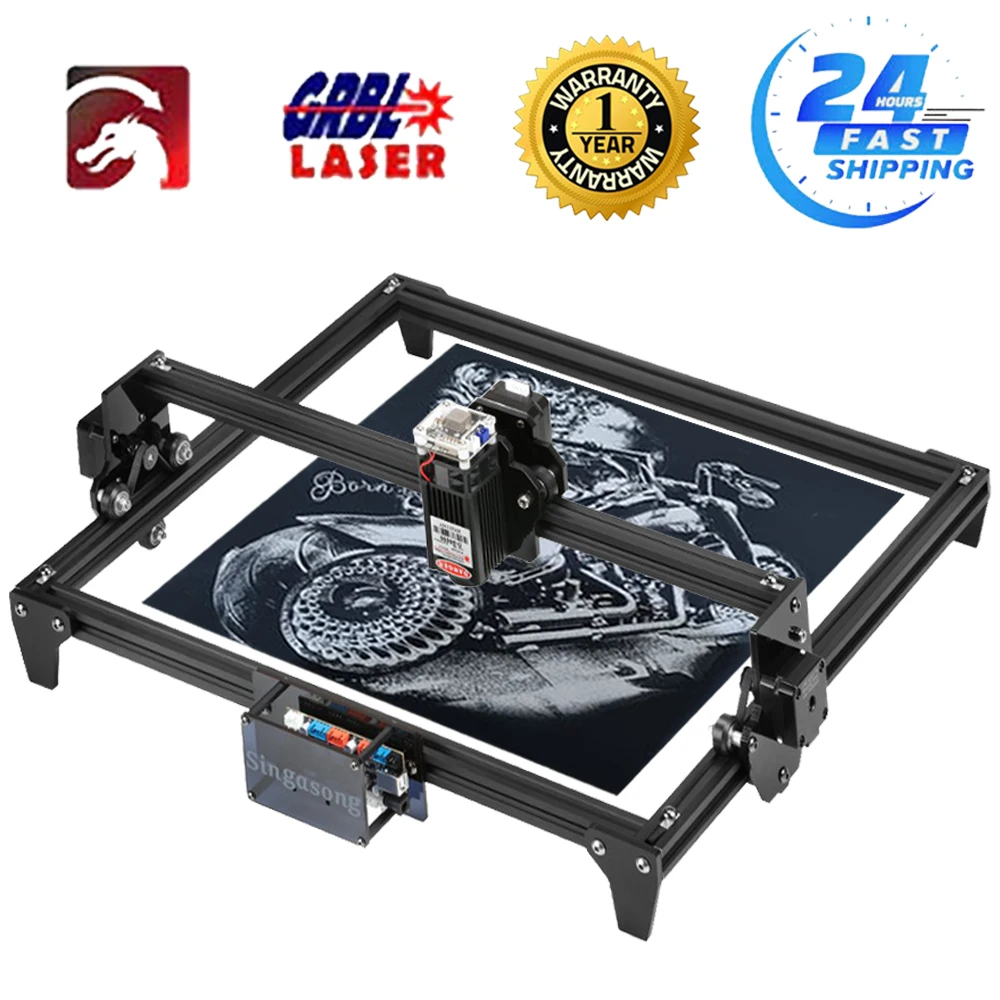 

Usongshine Laser Engraving Machine Mini Laser Cutting Machine 7.5W/20W Woodworking DIY Laser Printer LOGO Marking Machine